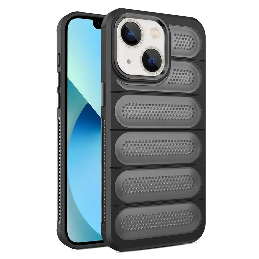 iPhone 15 Plus/iPhone 14 Plus Mesh Cooling Case Black